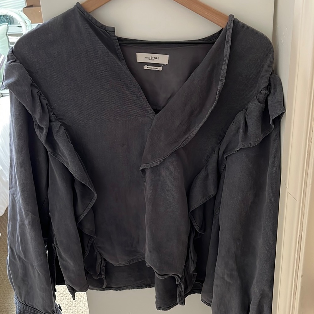 grey isabel marant etoile blouse🫧